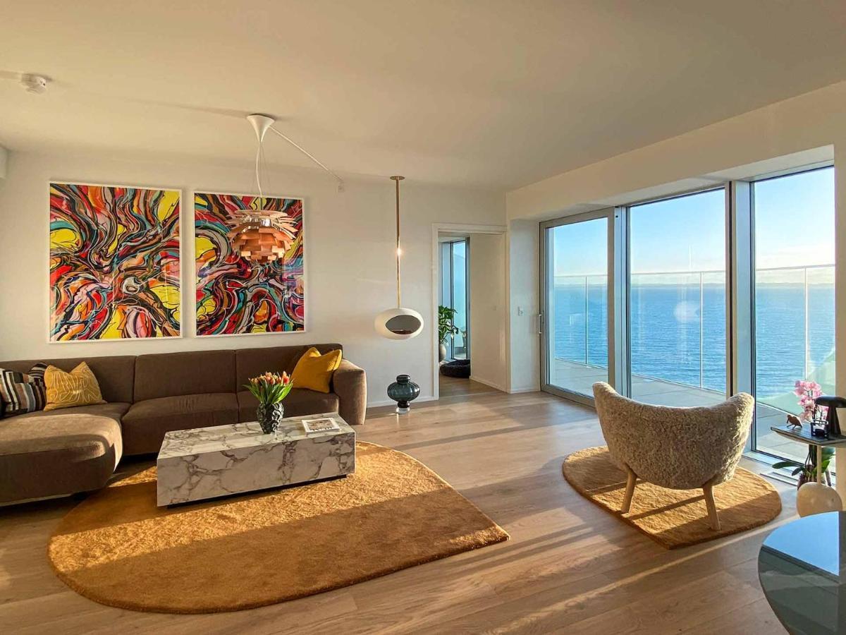 Amazing Sea View Apartment Århus Exteriér fotografie